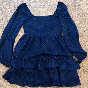 Altar'd State Navy Blue Kids Dress